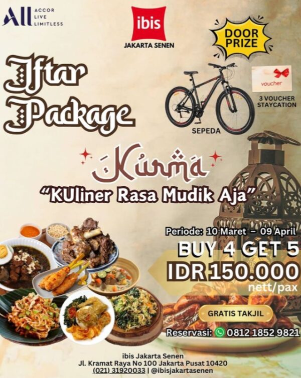 Daftar All You Can Eat Buka Puasa Di Hotel Bintang Dan Se