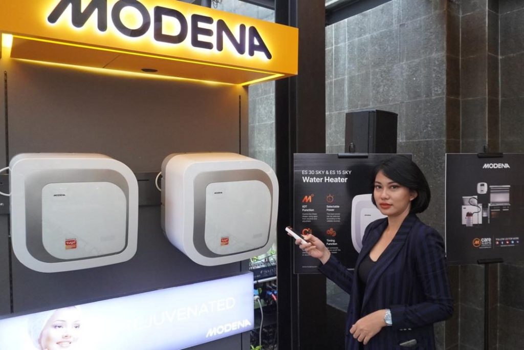MODENA Indonesia Kembangkan Teknologi IOT Lewat Produk Water Heater Seri baru