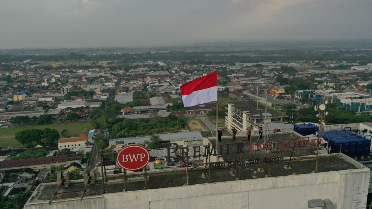 Bendera Merah Putih Tertinggi di Soloraya
