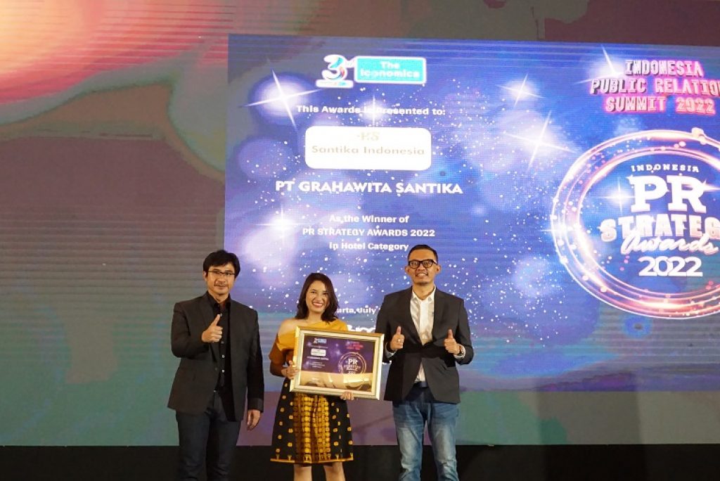 Santika Indonesia Hotels & Resorts Raih “PR Strategy Award 2022”