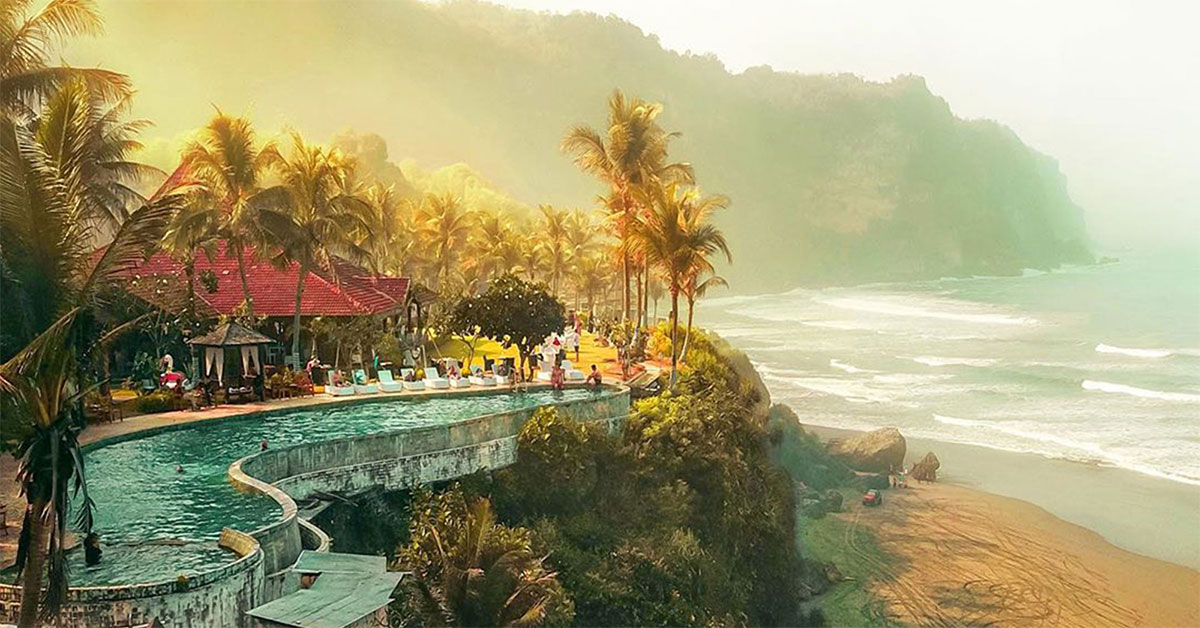 Queen of The South Resort, Penginapan Astetik di Yogyakarta, dipinggir pantai Parangtritis