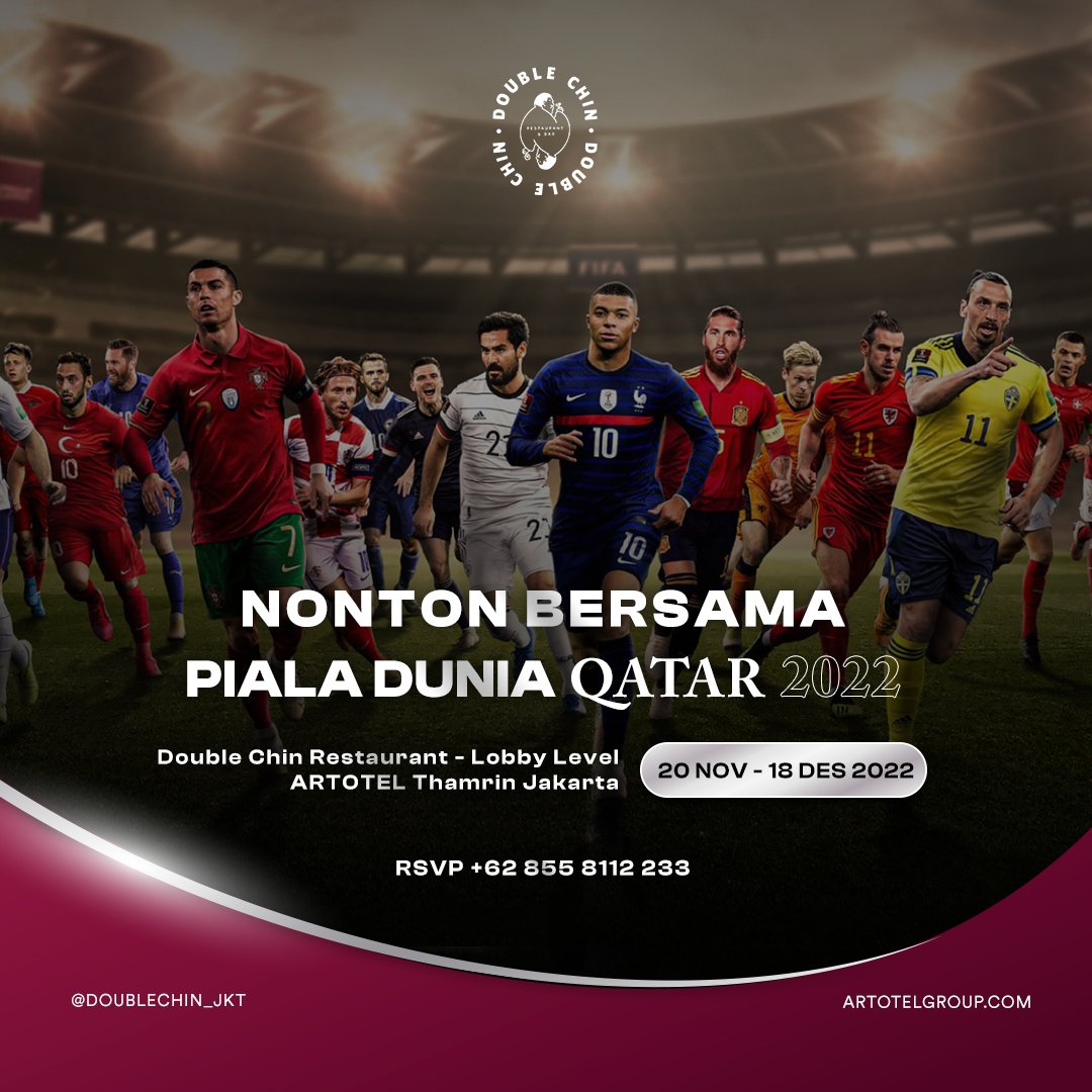 Nonton Bersama Piala Dunia Qatar 2022 di Artotel Thamrin Jakarta