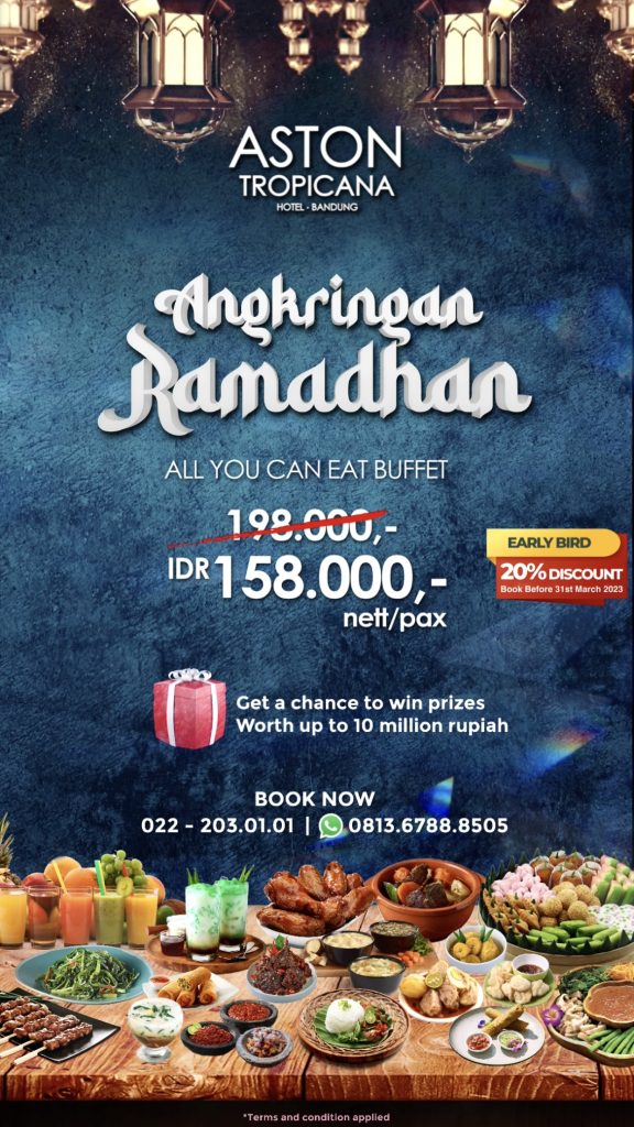 Promo Paket Bukber Murah Di Hotel Bandung Ramadhan 2023 - Dailyhotels.id