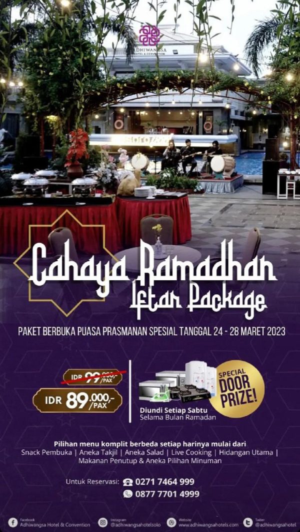 Daftar Paket Bukber All You Can Eat Di Hotel Se-Solo Selama Ramadhan ...