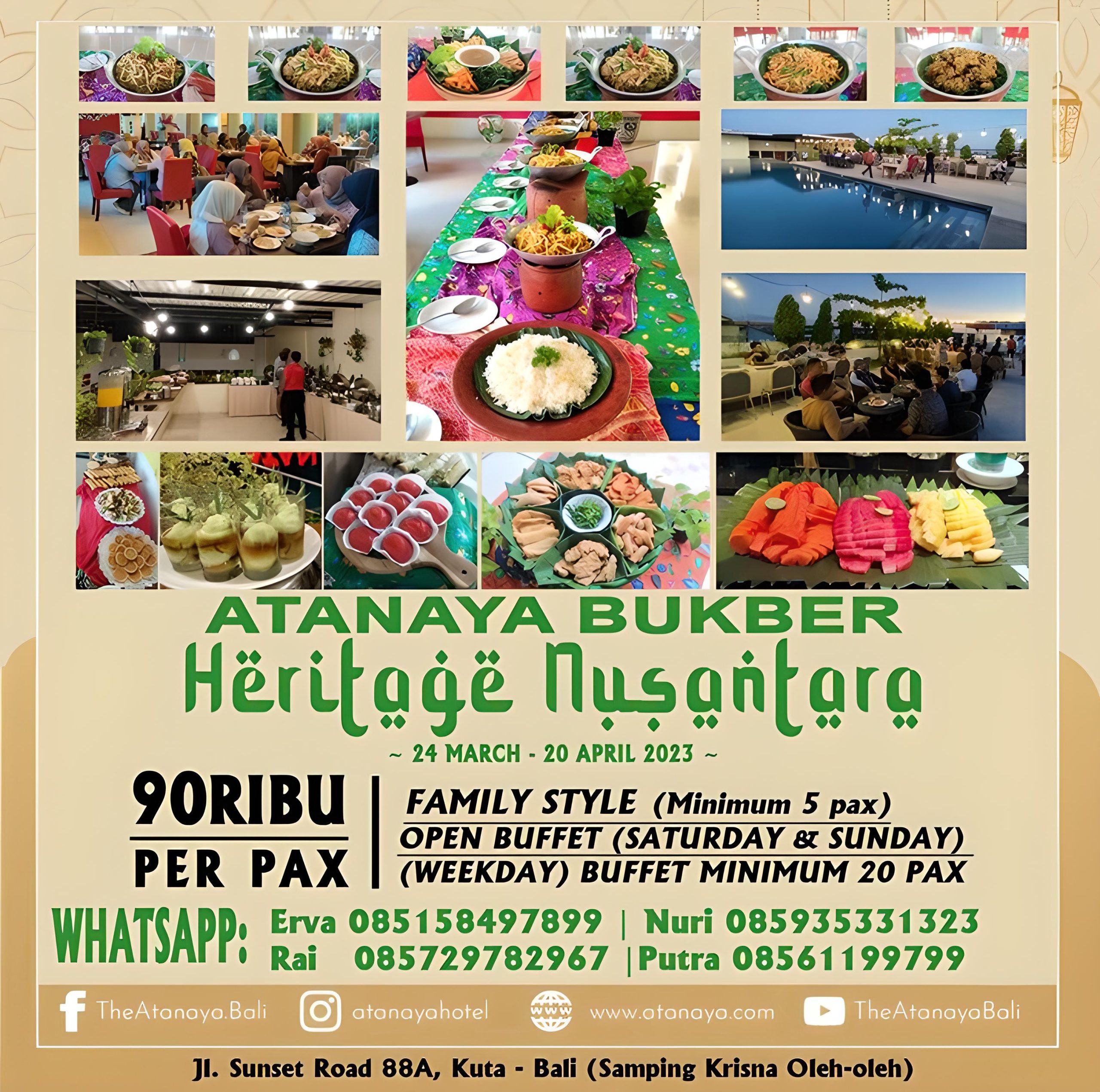 Heritage Nusantara - Hotel Atanaya Kuta Bali