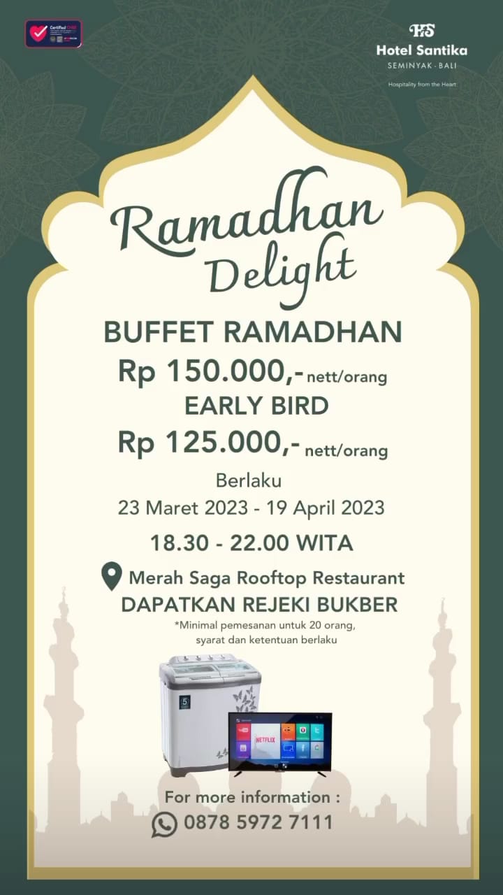Ramadhan Delight - Hotel Santika Seminyak Bali