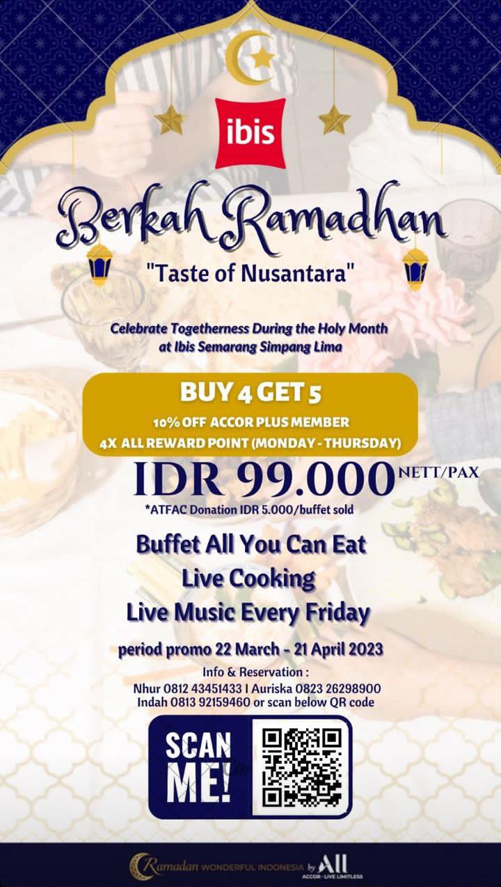 Iftar Package - Hotel Ibis Semarang Simpang Lima