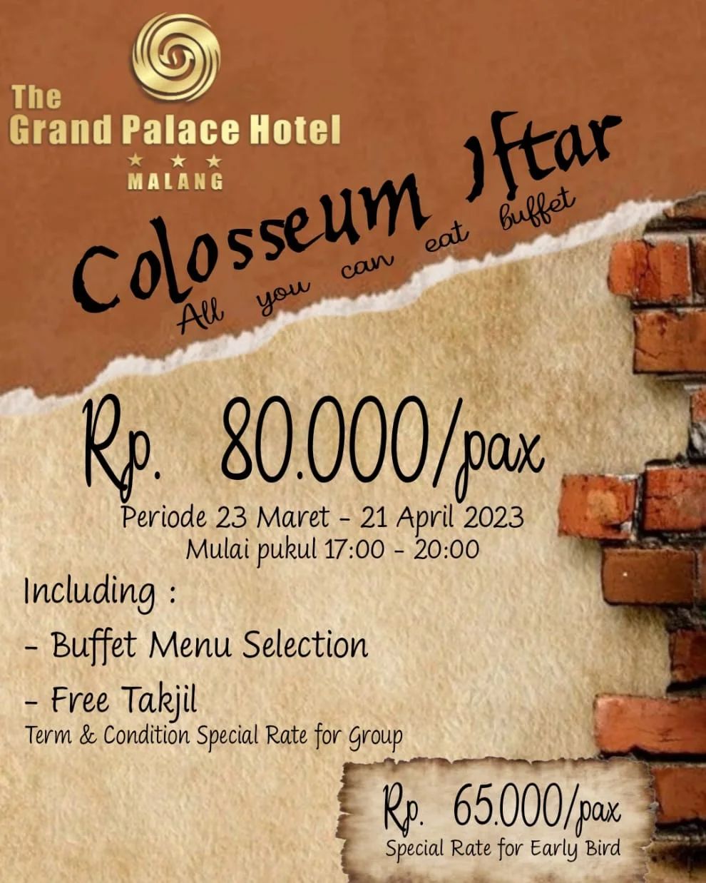 Colosseum Iftar - The Grand Palace Hotel