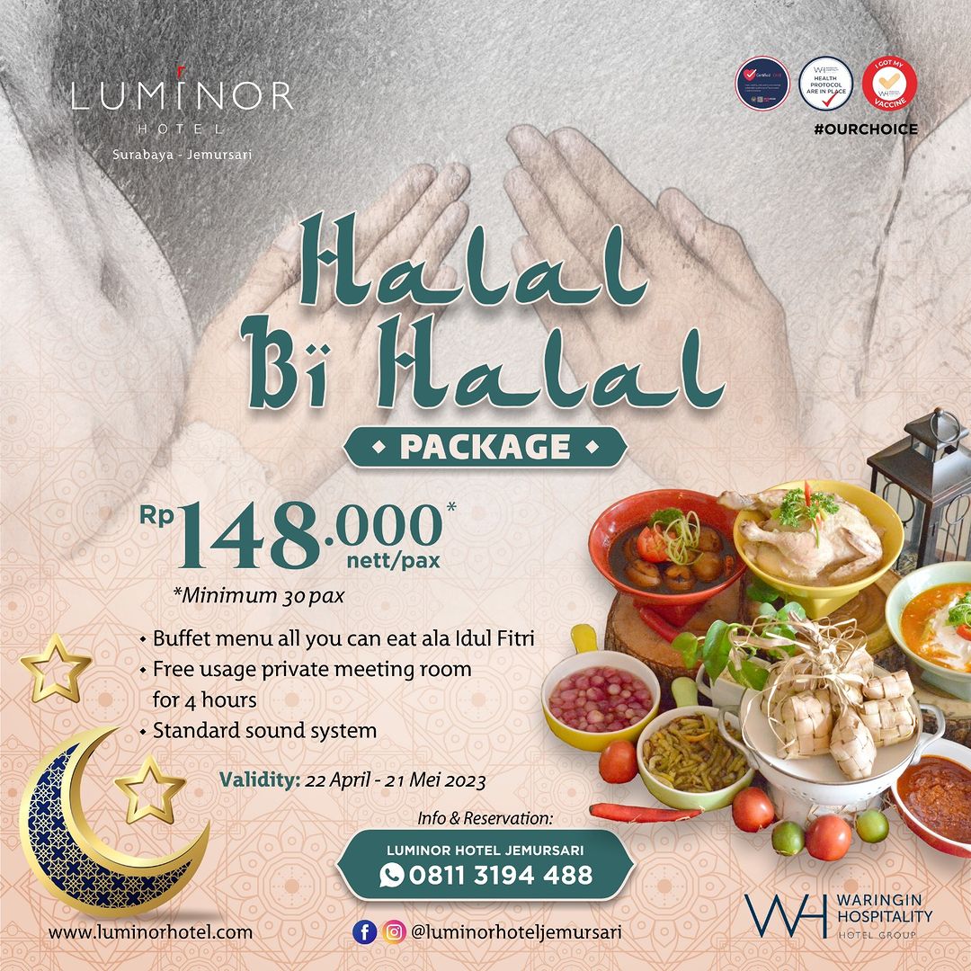 Halal Bihalal Package - Luminor Hotel Jemursari