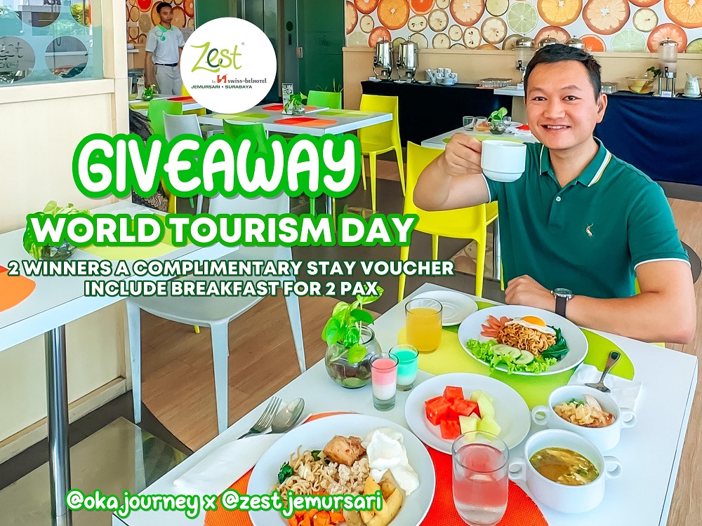 Gebrakan Berhadiah, Zest Jemursari Surabaya Bersama Oka Journey Rayakan World Tourism Day