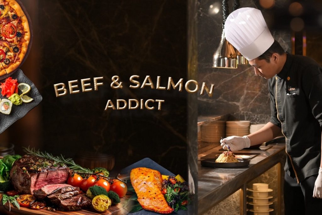 Manjakan Lidah Penggemar Kuliner, GRAMM Hotel Sajikan Beef & Salmon Addict