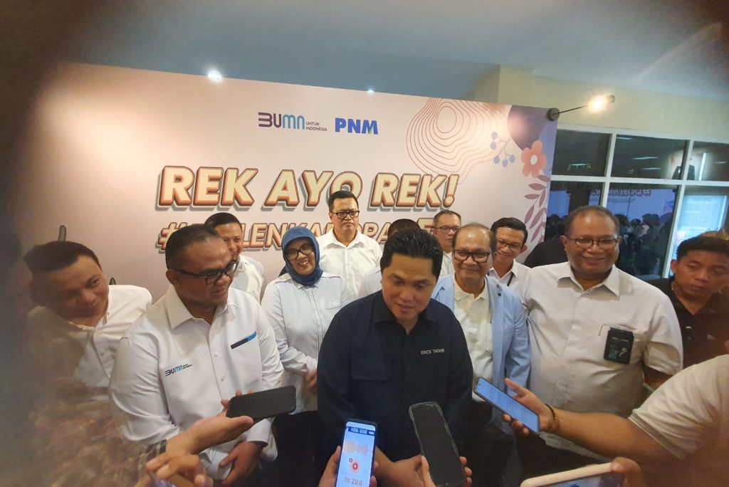 Erick Thohir Apresiasi Program PNM Mekaar Inisiasi Presiden Jokowi di Kota Pahlawan Surabaya