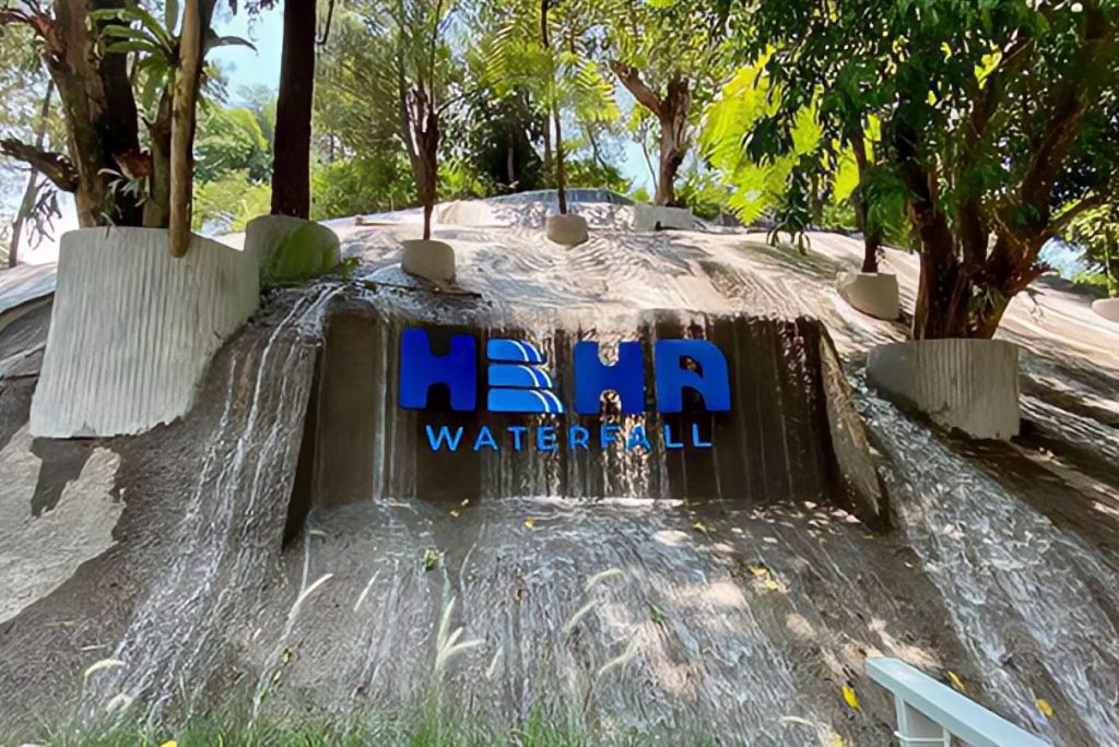 HeHa Waterfall Wisata Baru di Puncak Bogor, Air Terjun Buatan Terbesar di Indonesia