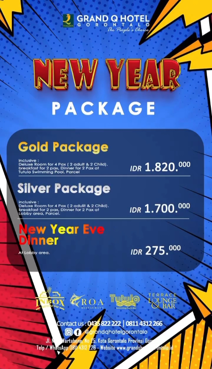 Grand Q Hotel New Year Package