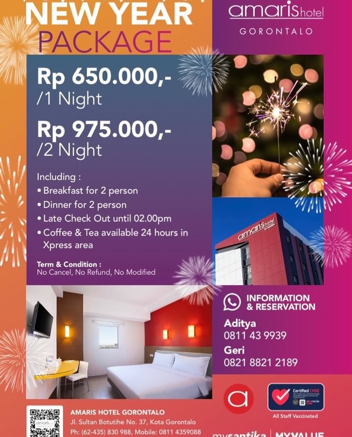 New Year Package Amaris Hotel Gorontalo