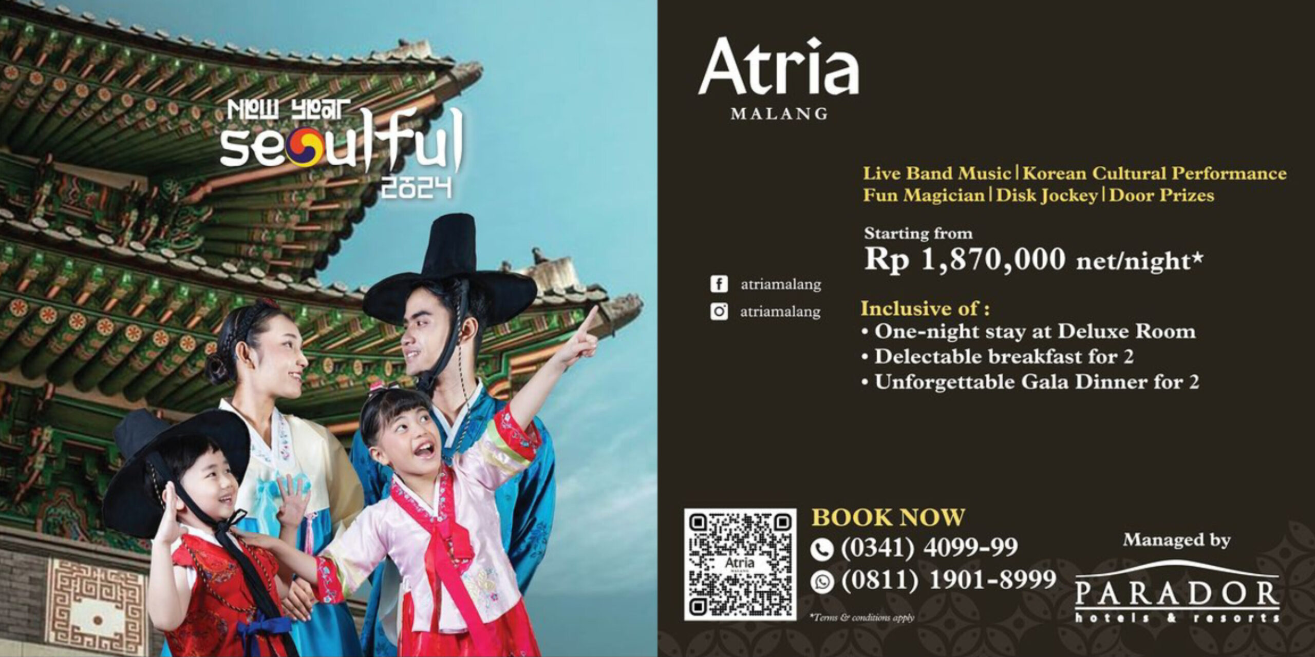 New Year Seoulful 2024 Atria Hotel Malang