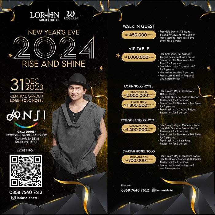 Promo Malam Tahun Baru 2024 Lorin Solo Hotel