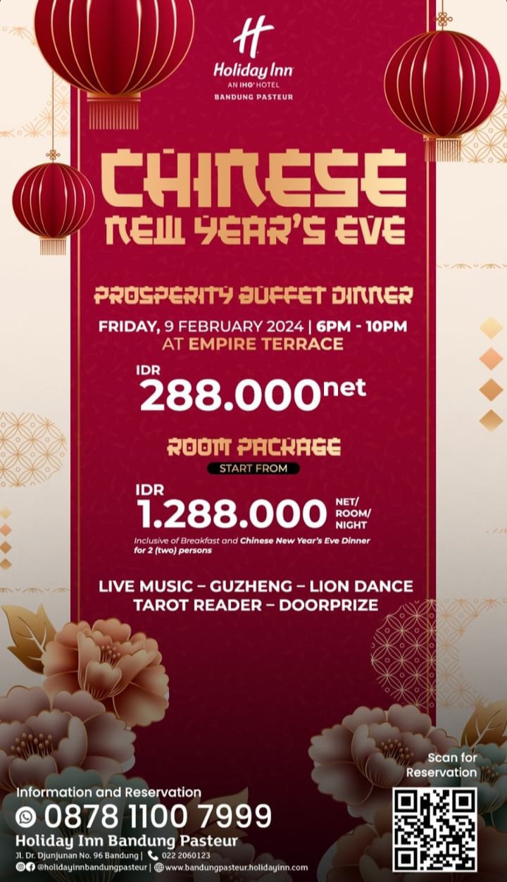 Chinese New Year's Eve Holiday Inn Bandung Pasteur