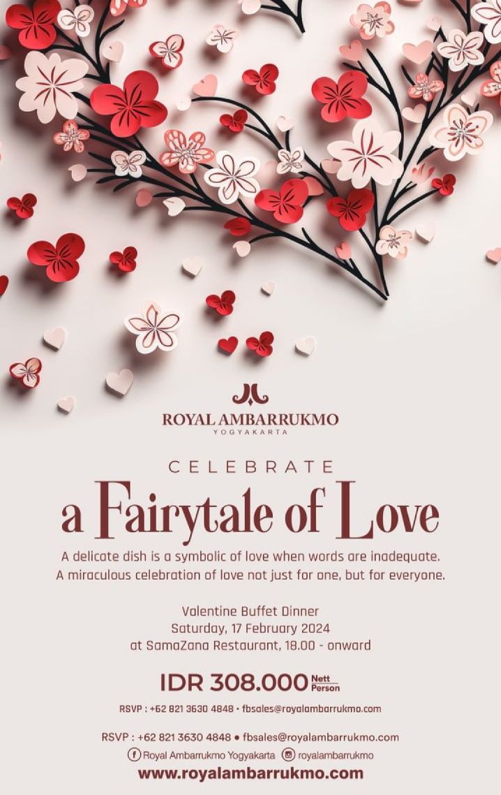 Promo Valentine Royal Ambarukmo Yogyakarta
