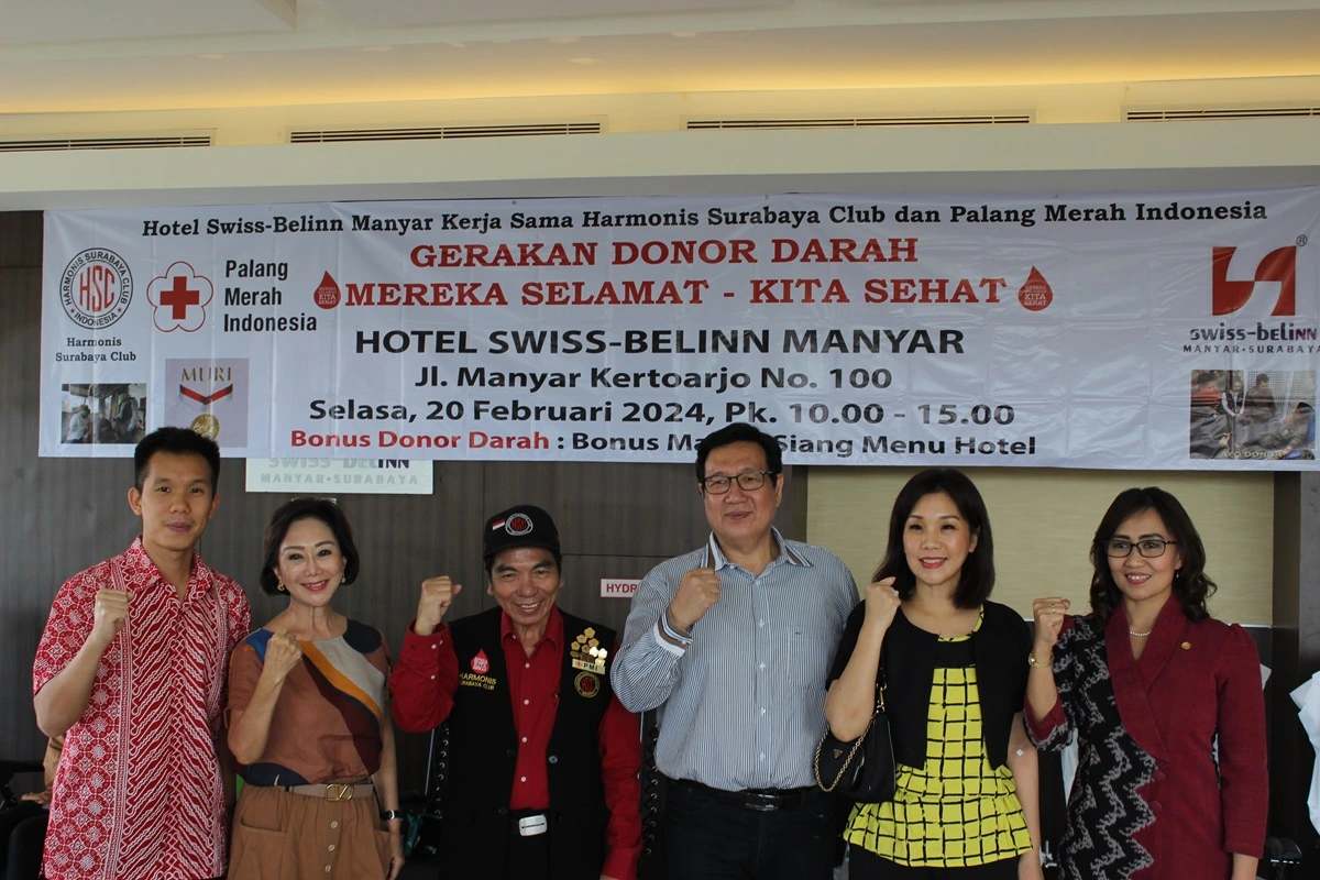 Menagement Swiss-belinn Manyar dengan Perwakilan Palang Merah Indonesia Kota Surabaya