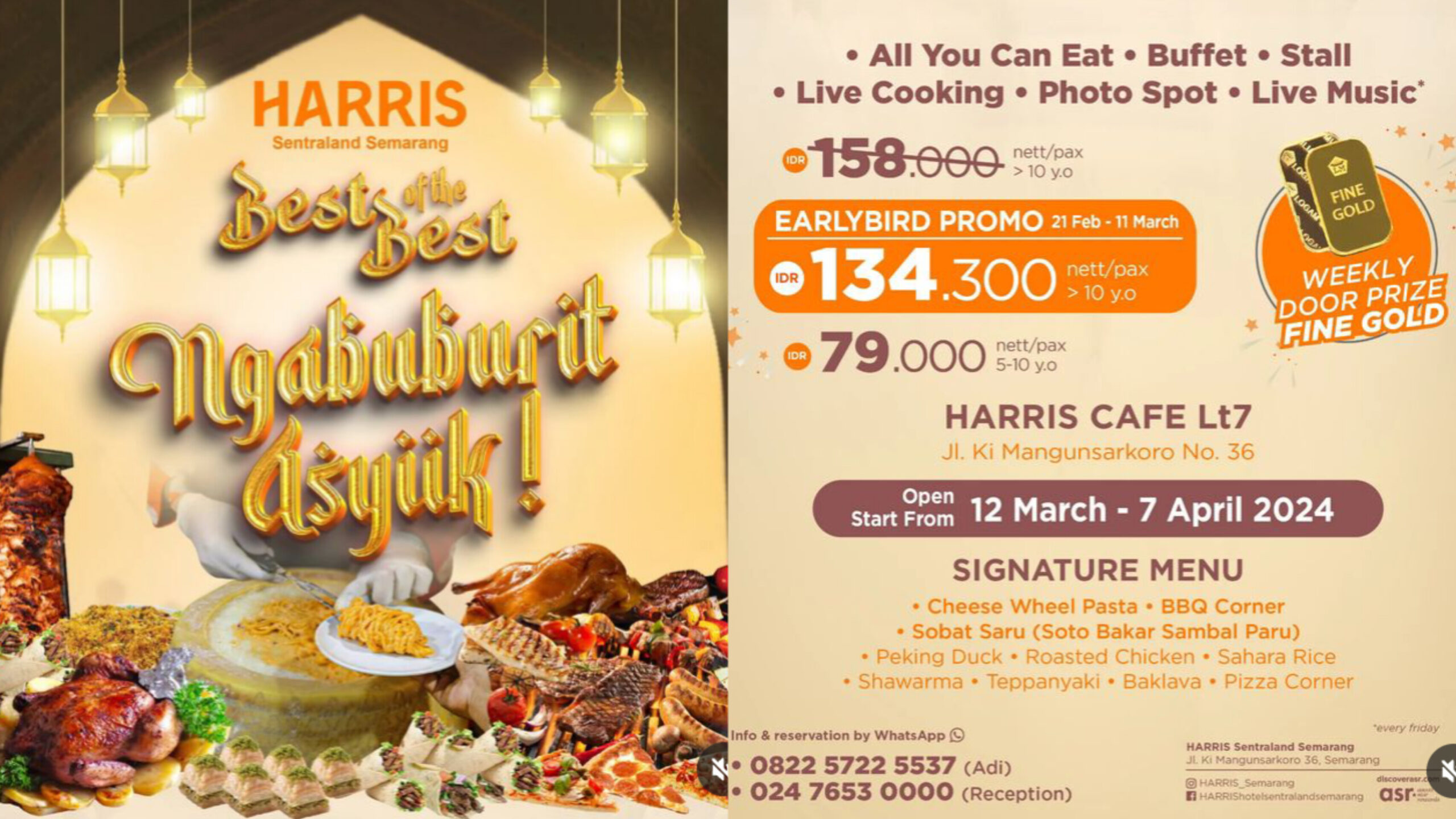 Iftar Buffet Harris Sentraland Semarang