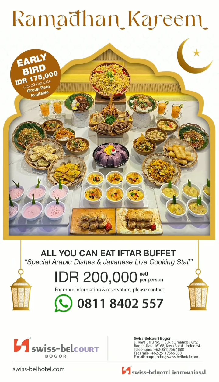 Iftar Buffet Swiss-belcourt Bogor