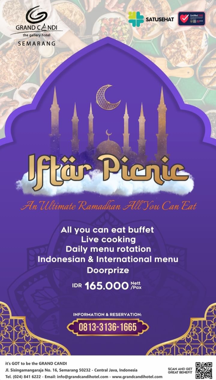 Iftar buffet Grand Candi Semarang