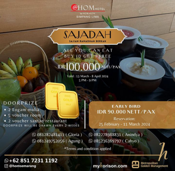 40 Tempat Bukber All You Can Eat di Hotel Semarang yang Nyaman dan ...