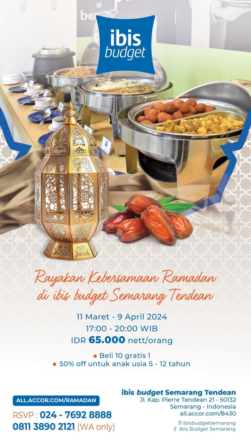 Iftar buffet Ibis Budget Semarang