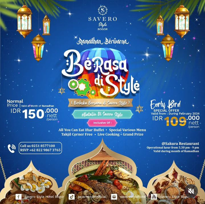 Iftar package Savero Style Bogor