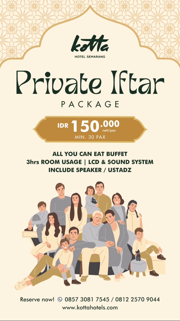 Private Iftar Package Kuliner Ramadhan, Kotta Lama Hotel
