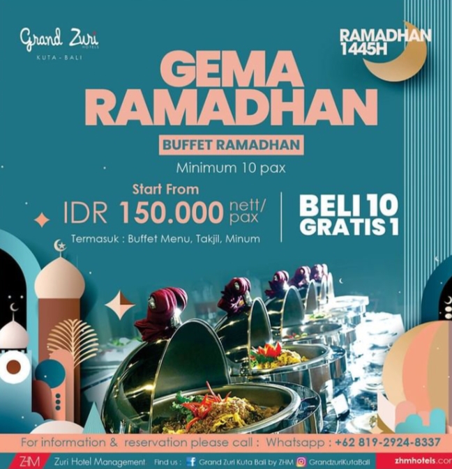 Ramadan Iftar Grand Zuri Kuta Bali
