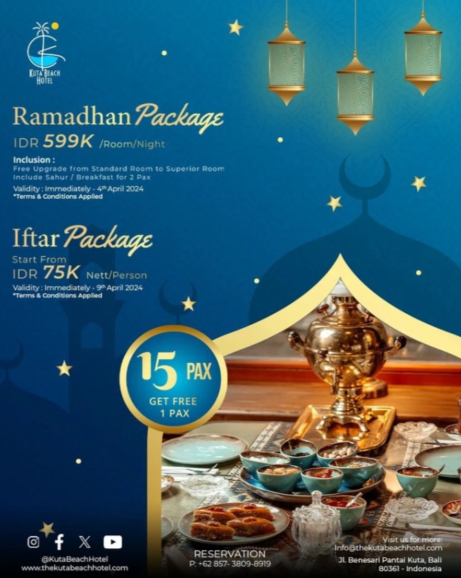 Ramadan Iftar Kuta Beach Hotel