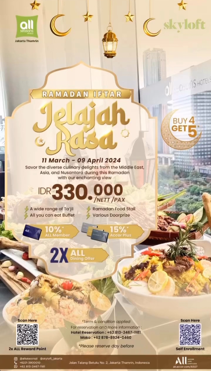 Ramadhan Iftar All Seasons Jakarta Thamrin