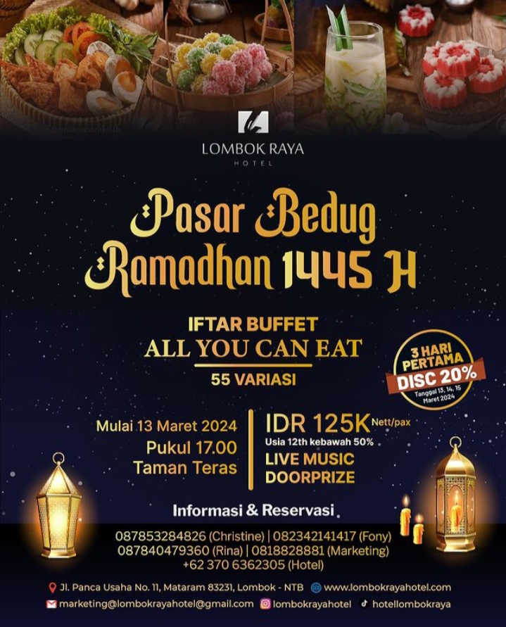 Ramadhan Iftar Lombok Raya Hotel