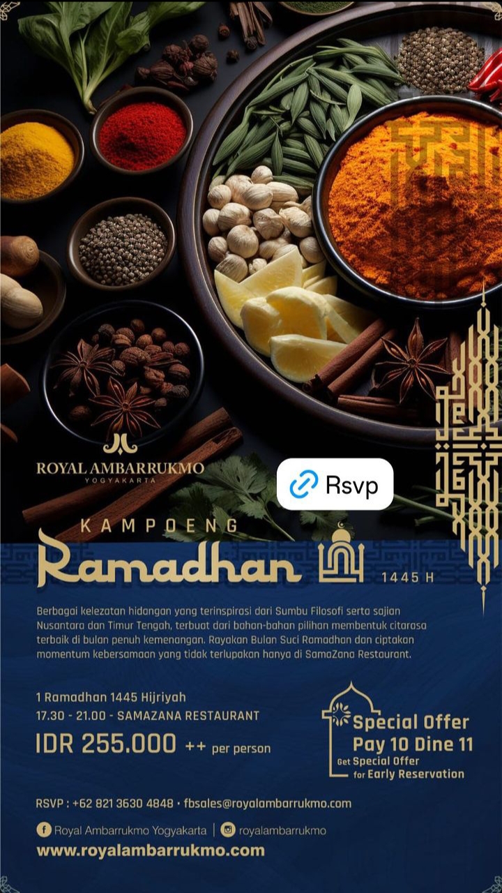 Ramadhan Iftar Royal Ambarrukmo Yogyakarta