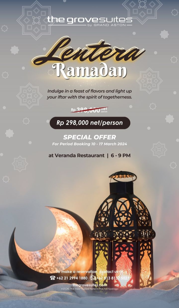Ramadhan Iftar The Grove Suites