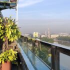 Panorama Indah Sungai Cisadane di Tengah Kota Tangerang Dari Pakons Prime Hotel