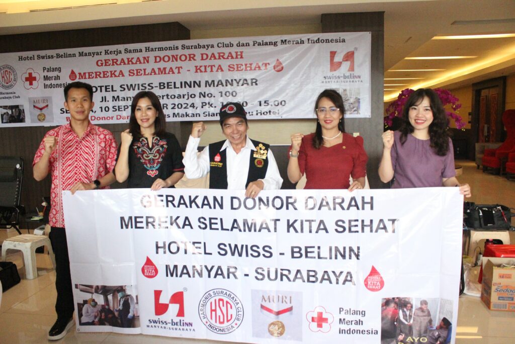 Swiss-Belinn Manyar Surabaya Kembali Menggelar Donor Darah Ke-4 di Tahun 2024 ini