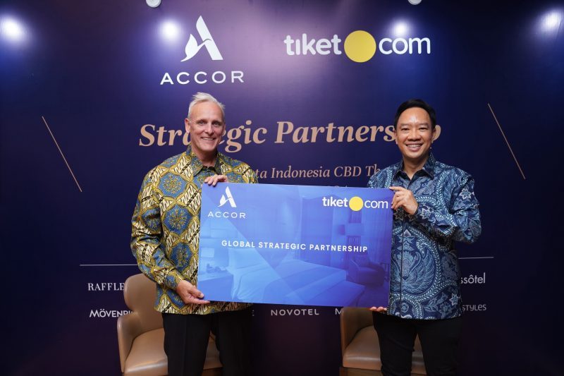 Perkuat Pasar Asia, Accor dan tiket.com Jalin Kemitraan Strategis Global