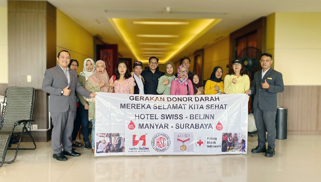 Kolaborasi Swiss-Belinn Manyar Surabaya dan PMI dalam Donor Darah : Aksi Nyata untuk Sesama