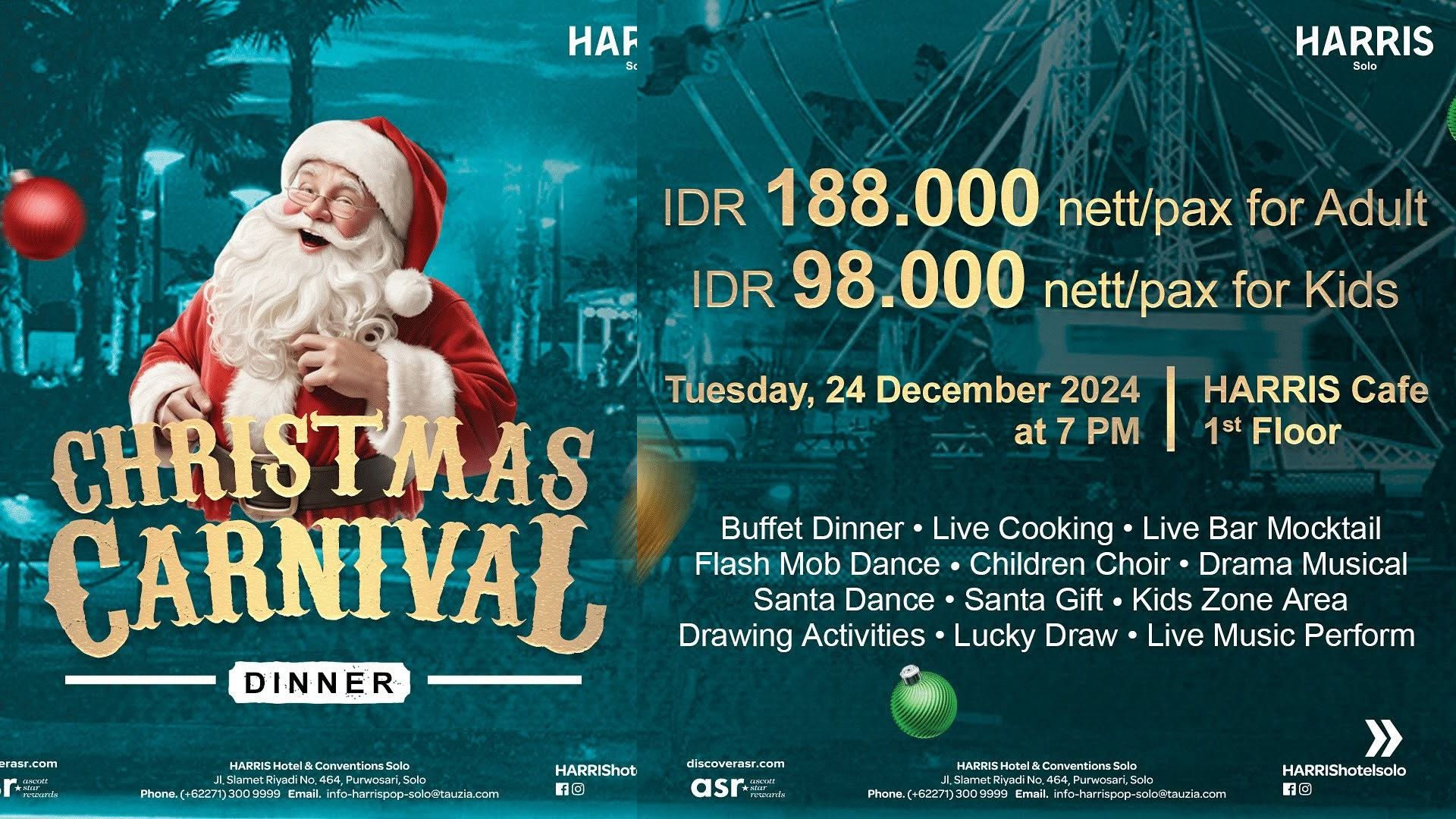 Rayakan Natal di Solo: Promo Dinner Spesial Mulai Rp188 Ribu!