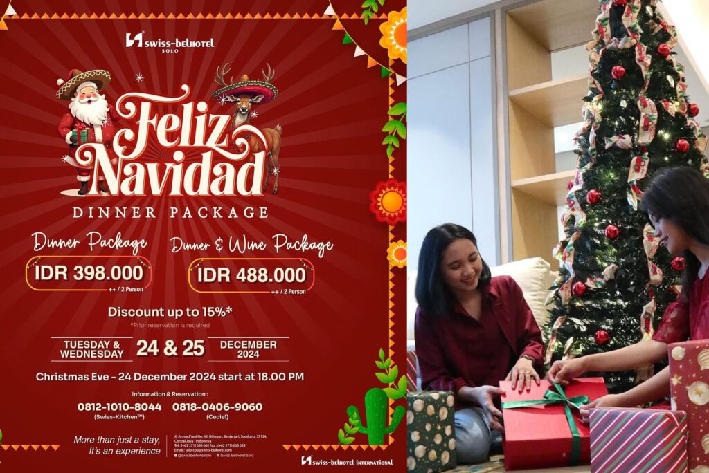 Rayakan Natal di Solo: Promo Dinner Spesial Mulai Rp188 Ribu!