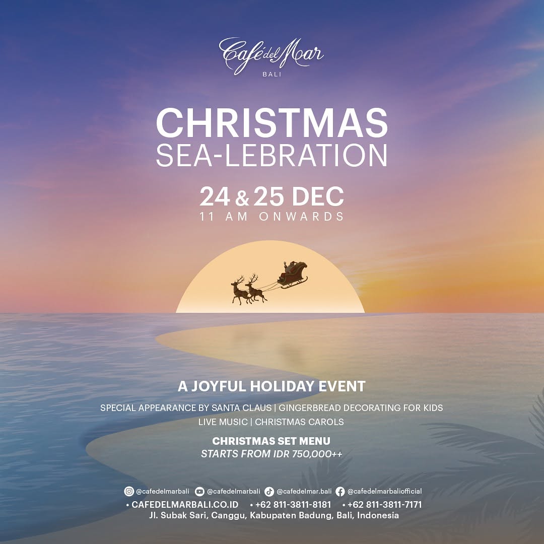 Rekomendasi tempat liburan natal dan tahun baru di bali