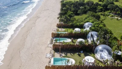 Bubble Hotel di Pantai Nyang Nyang