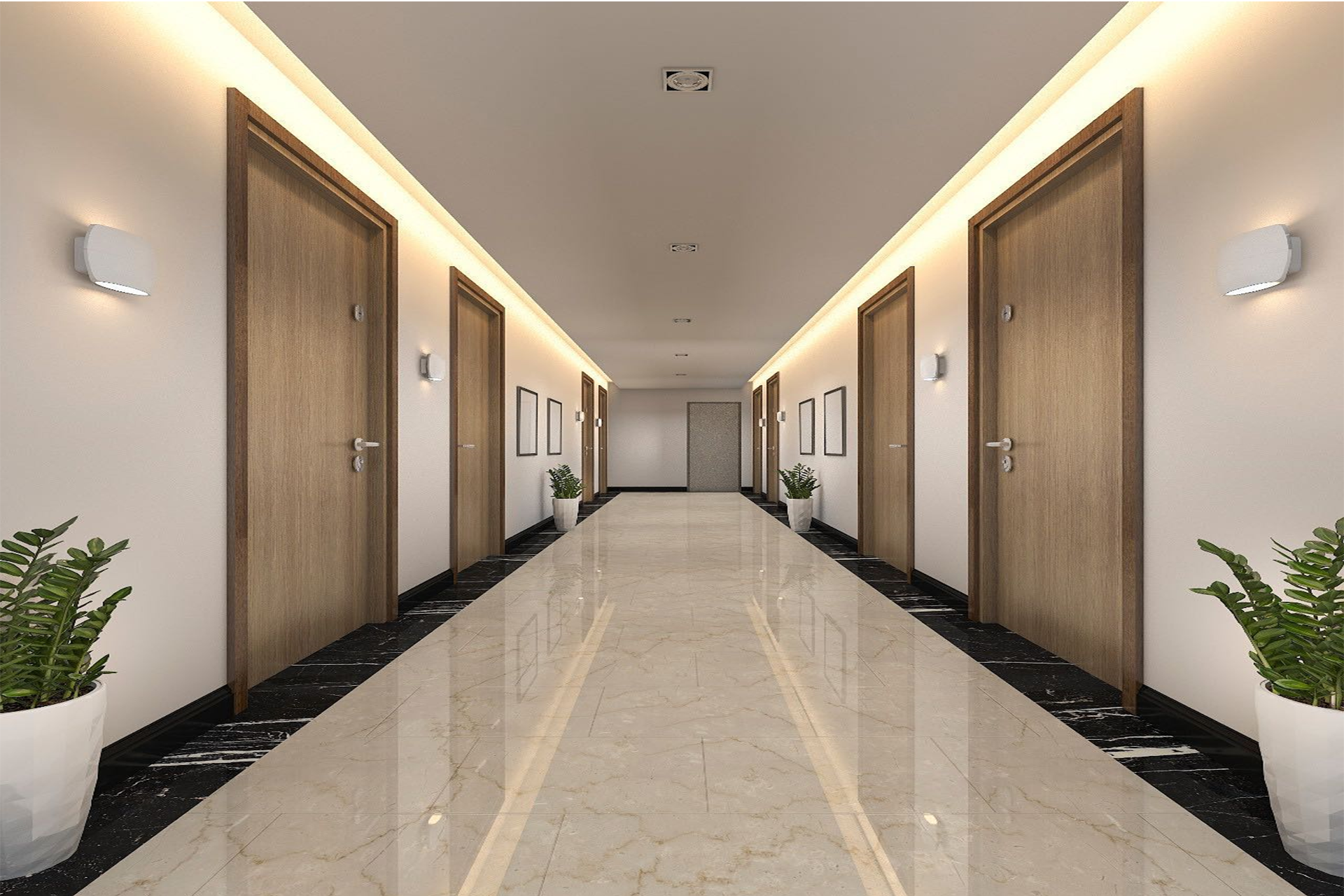 Lorong Hotel yang Bersih