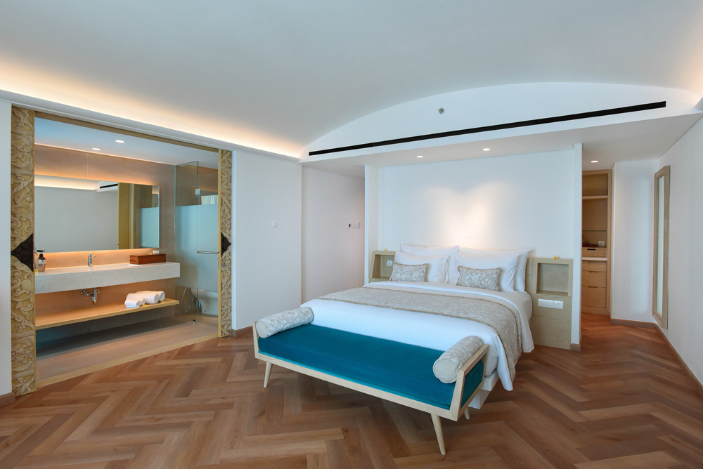 Kamar dengan dekorasi Mediterania
