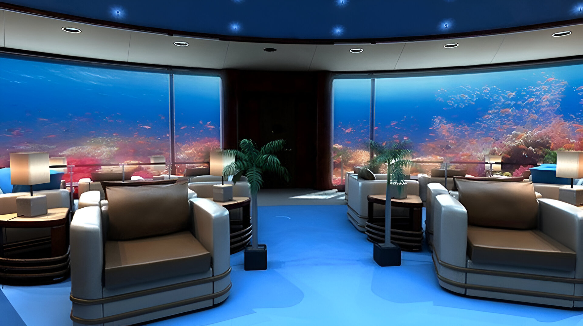 Lobby Poseidon Undersea Resort