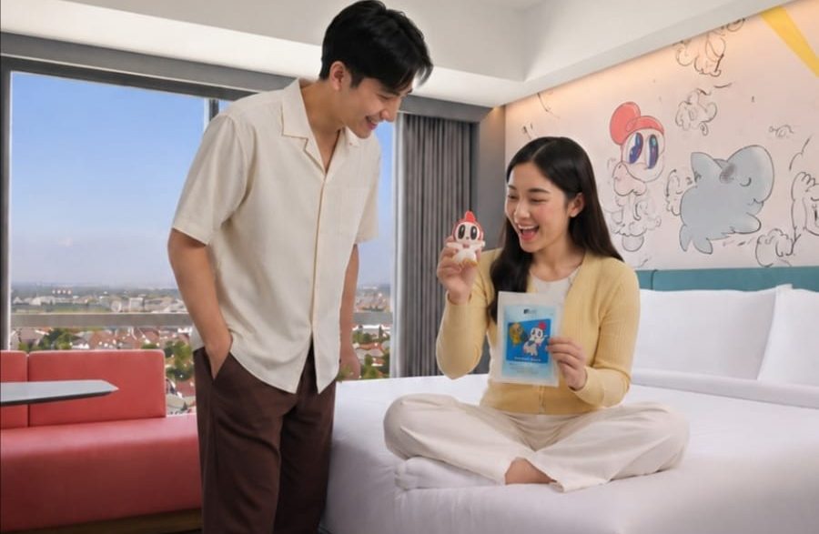 Promo One-derful Stay dalam perayaan ulang tahun Aloft Surabaya di kamar hotel lifestyle.