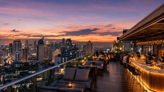Rooftop bar hotel